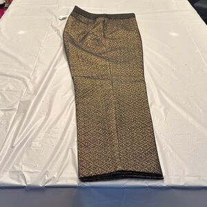 LOFT Metallic Black Pants